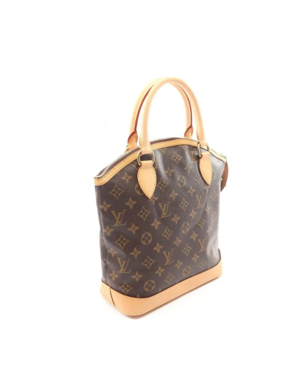Louis Vuitton Handbag Lockit Monogram Canvas Leather